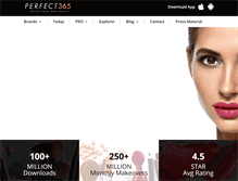 Tablet Screenshot of perfect365.com